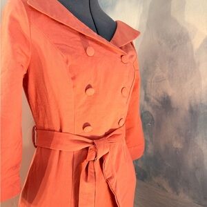 Elegant Vintage Inspired Peach Dress #522